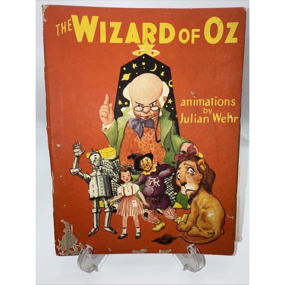 1944 The Wizard of Oz Animated Book -  Julian Wehr, L Frank Baum - Rare Vintage - Picture 2 of 6